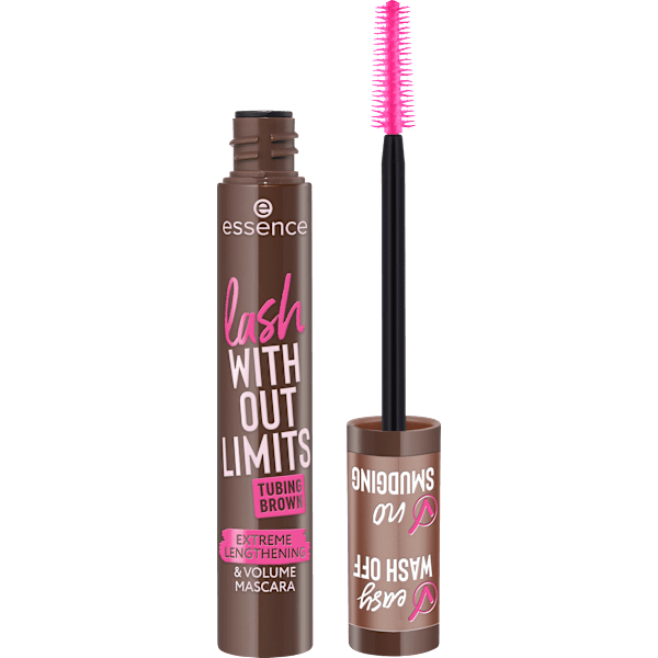 Mascara Lash Without Limits Tubing Brown Extreme Lengthening & Volume 05 Brown Tubing essence