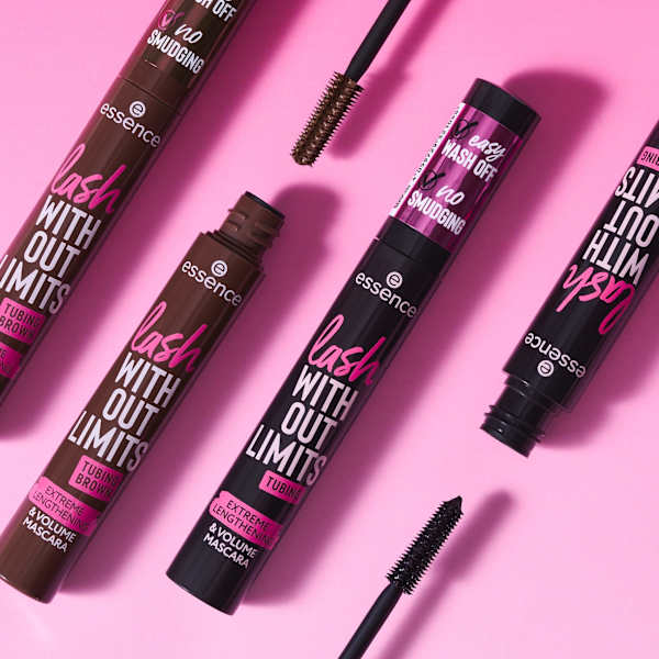 Mascara Lash Without Limits Tubing Brown Extreme Lengthening & Volume 05 Brown Tubing essence