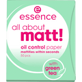 Mattierendes Papier All About Matt! Oil Control Paper essence