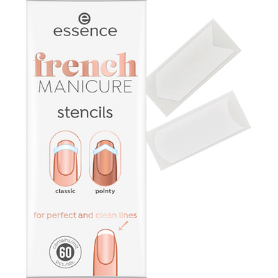 essence Nail template French Manicure 01 French Tips & Tricks, 60 pcs