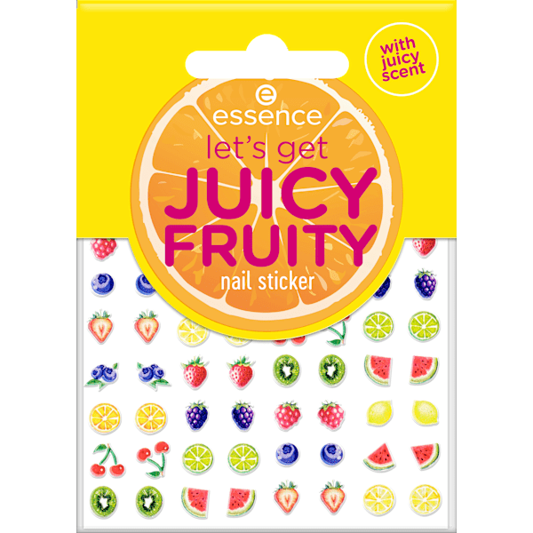 Nagelsticker Let's Get Juicy Fruity essence