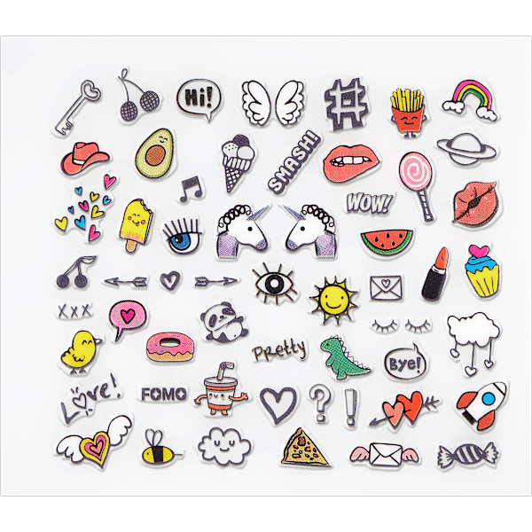 Nagelsticker Set Happiness Looks Good On You essence
