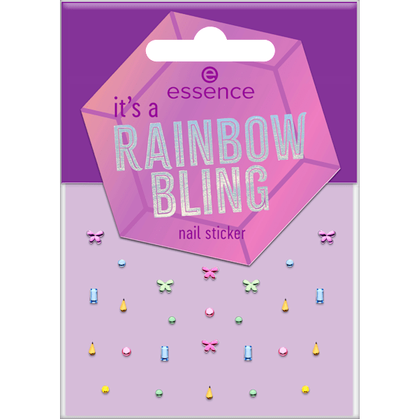 Nagelsticker Set It's A Rainbow Bling essence
