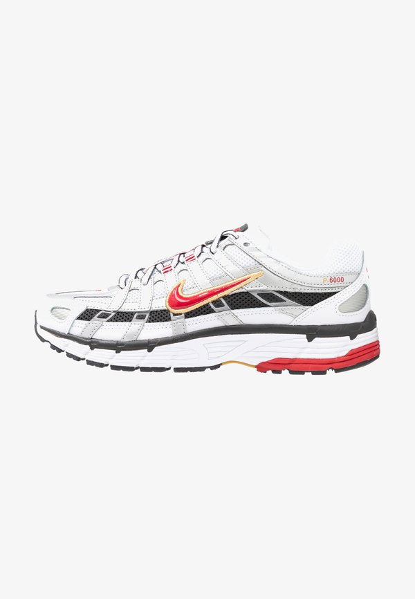 Nike Sportswear P 6000 - Trainers - white/varsity red/metallic platinum