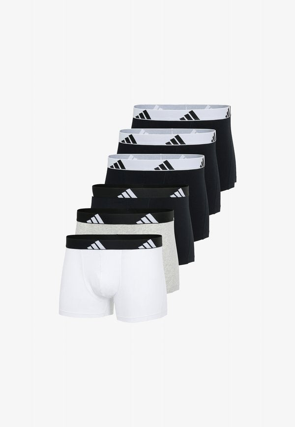 adidas Sportswear 6ER PACK - Trunks - weiß   schwarz   grau