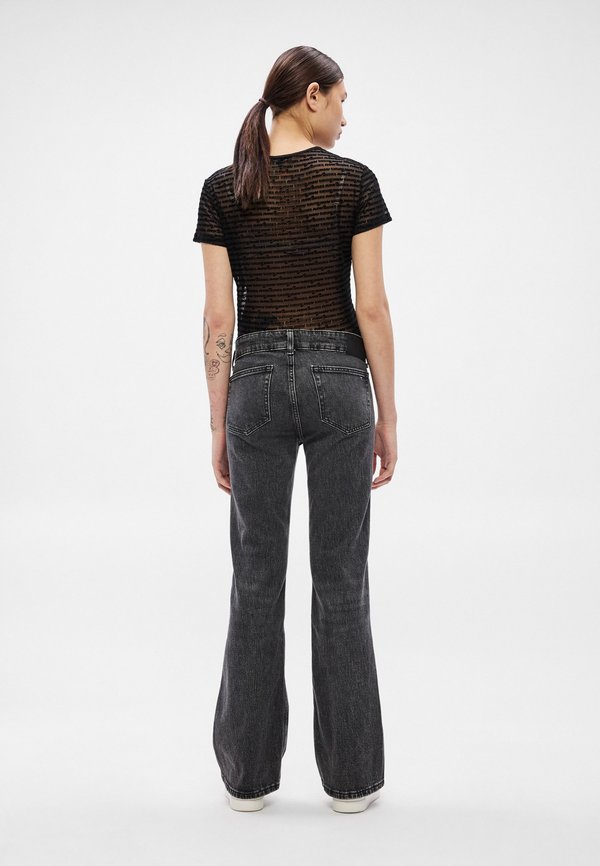 Tommy Jeans FADED LOW RISE BOOTCUT BLACK JEANS