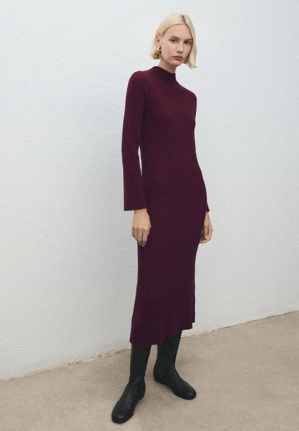 Mango ADULT - Jumper dress - wine
