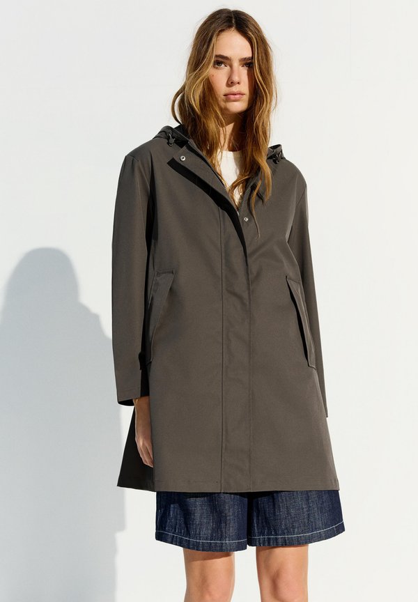 Bershka RAINCOAT - Parka - khaki