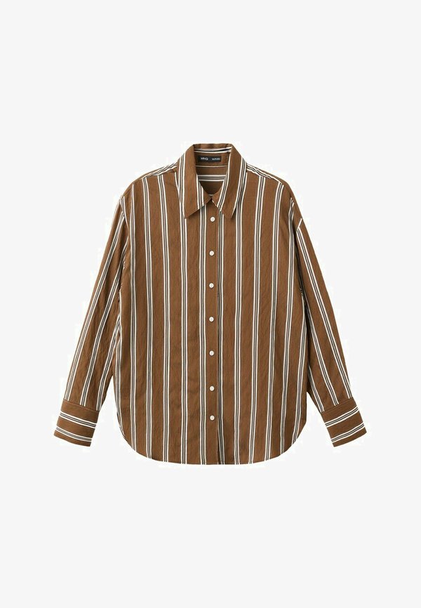 Mango Button-down blouse - brown