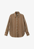 Mango Button-down blouse - brown