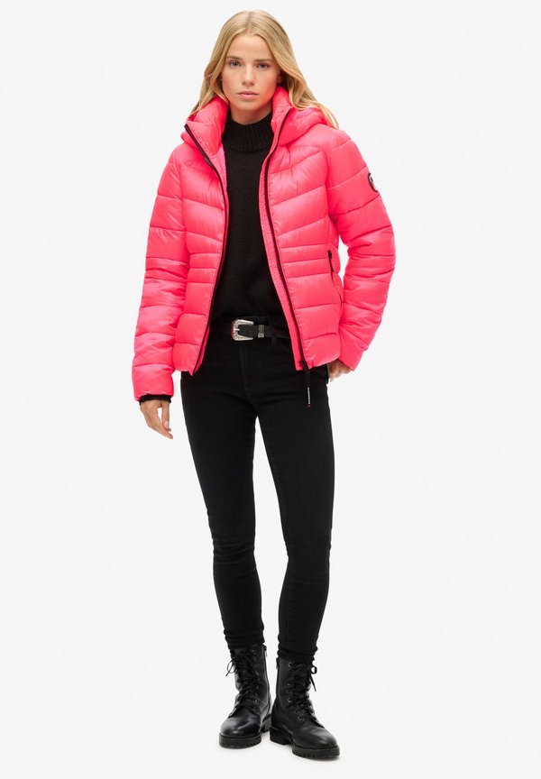 Superdry & Co HOODED FUJI QUILTED PADDED