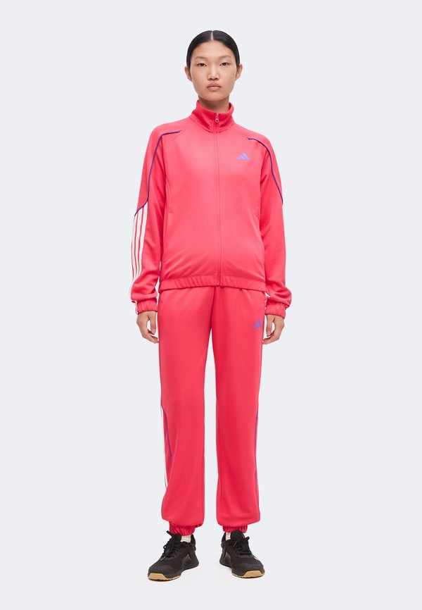 adidas Sportswear STADIUM 3 STRIPES TRACKSUIT - Tracksuit - power pink