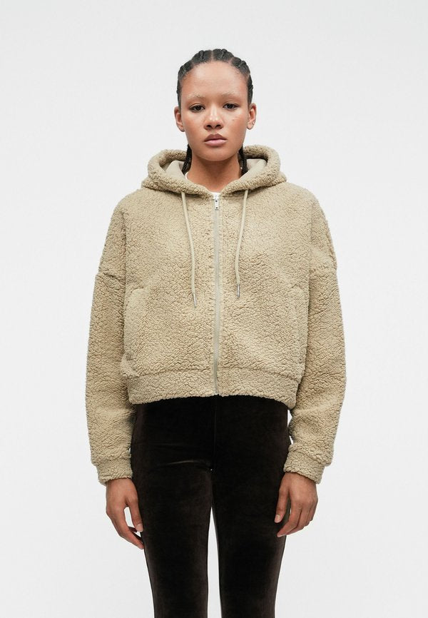 Noisy May NMCUDDLE CROP HOOD JACKET