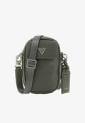 Guess MILANO LOGO UMHÄNGETASCHE TASCHE - Cross body bag - grün