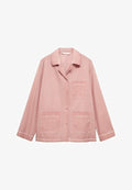 Mango ADULT - Button-down blouse - medium pink