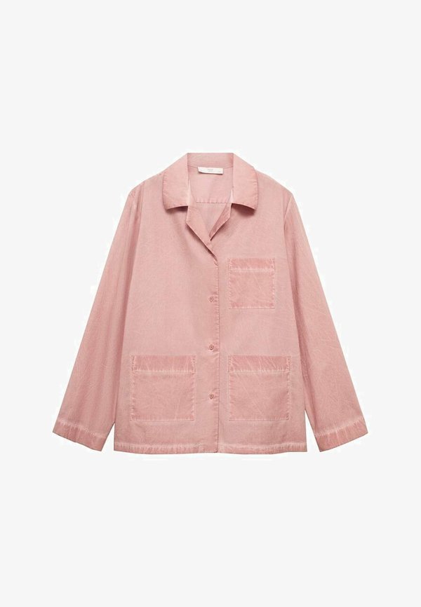 Mango ADULT - Button-down blouse - medium pink