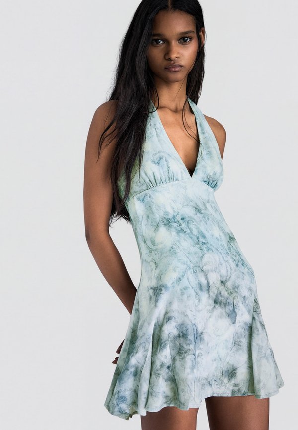 Bershka DRESS - Day dress - dark blue