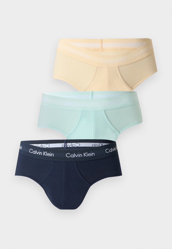Calvin Klein Underwear 3 PACK - Briefs - shoreline/vanilla custard/glacier