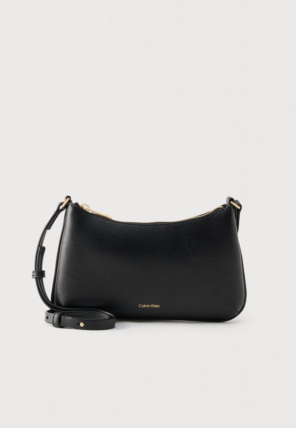 Calvin Klein FOIL LOGO MINI BAG - Cross body bag - black