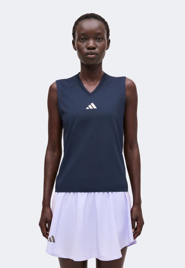 adidas Performance MATCH TANK PRO - Top - aurora ink