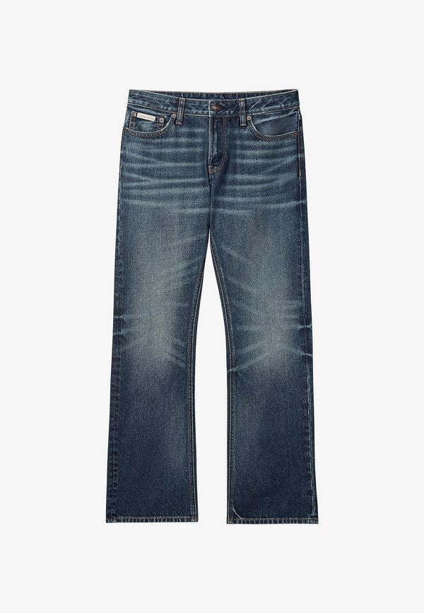 Calvin Klein Jeans Straight leg jeans - dark crescent