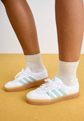 adidas Originals SAMBAE W - Trainers - footwear white/wonder blue/off white