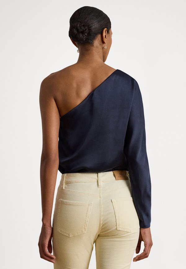 Lauren Ralph Lauren SATIN CHARMEUSE ONE-SHOULDER BLOUSE