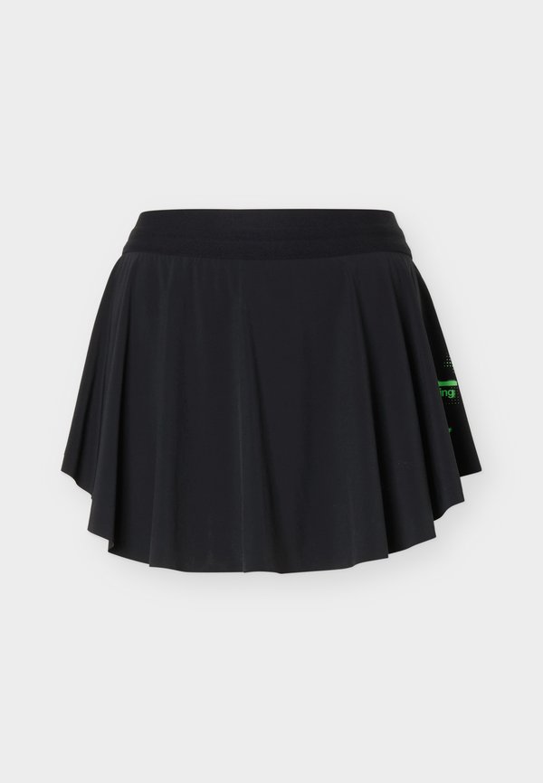 Nike Performance SWIFT SKORT - Sports skirt - black/illusion green