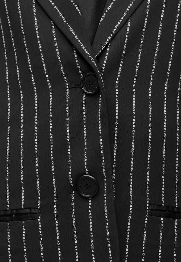 KARL LAGERFELD ELONGATED PINSTRIPE