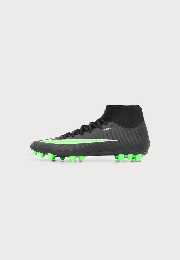 Nike Performance SUPERFLY 11 ACADEMY AG UNISEX - Firm-ground football boots - black/illusion green/black