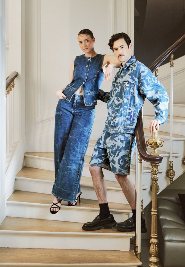 Karl Lagerfeld Jeans LOW-RISE WIDE-LEG