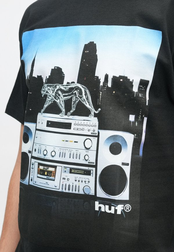 HUF MIDNIGHT RADIO TEE UNISEX