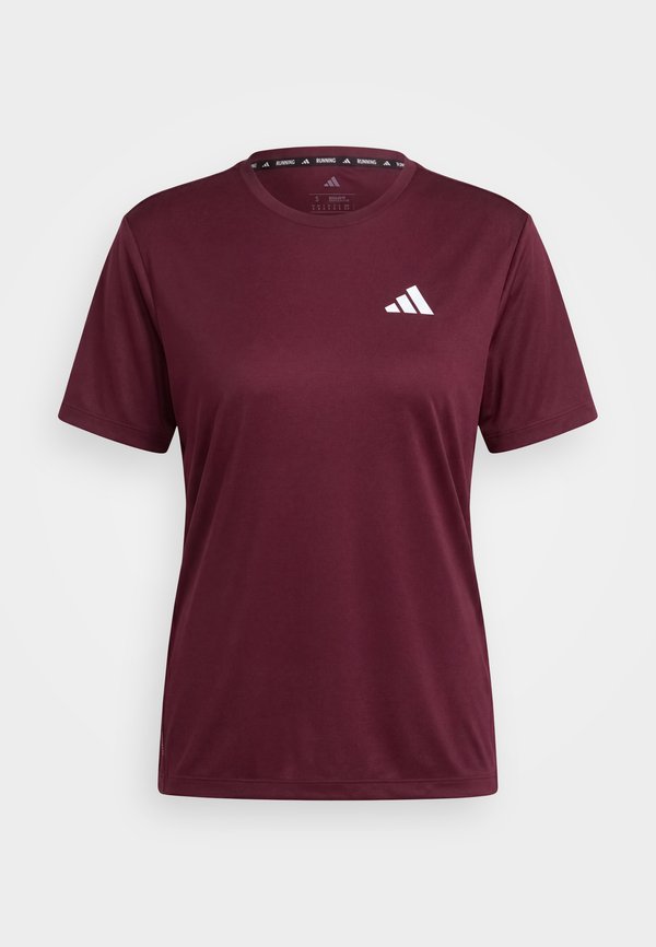 adidas Performance RUN TEE - Sports T-shirt - maroon