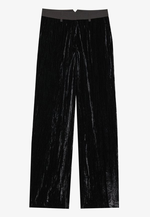 Anna Field by Zalando VELVET TROUSERS