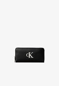 Calvin Klein BOLD LONG - Wallet - black/white