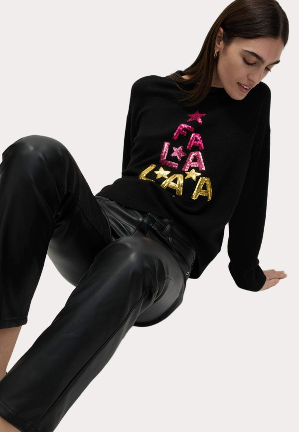 Marks & Spencer SEQUIN SLOGAN CREW NECK