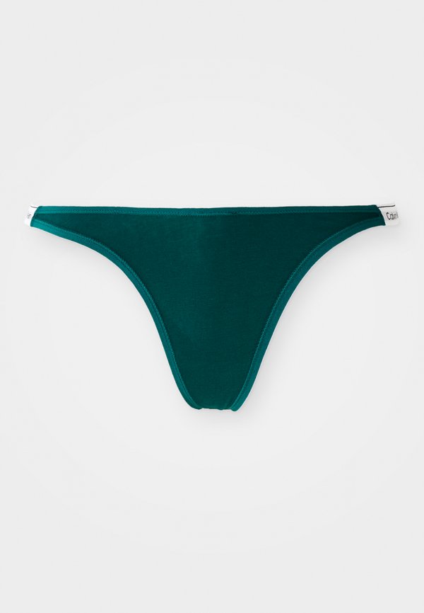 Calvin Klein Underwear DIPPED STRING THONG ICON LOGO - Thong - turf