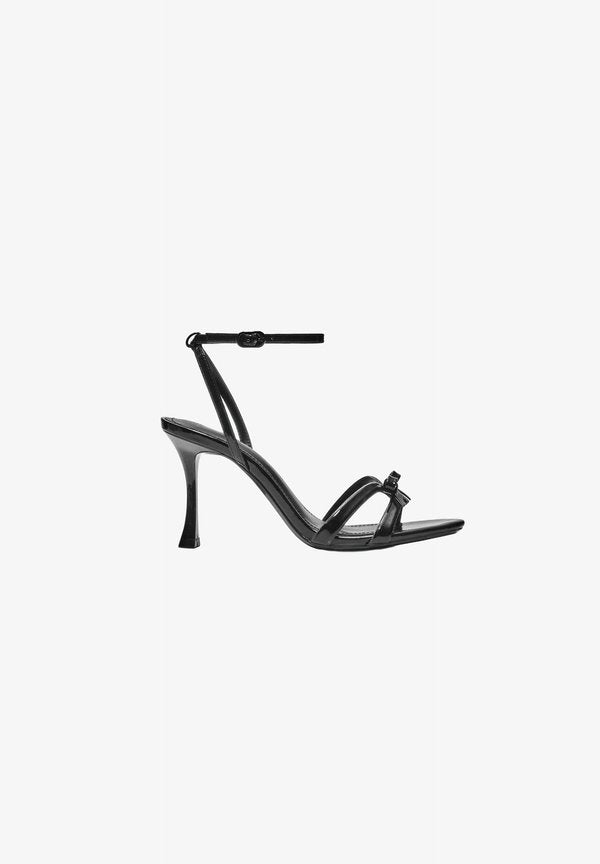 Bershka HIGH-HEEL WITH BOW  - High heeled sandals - black