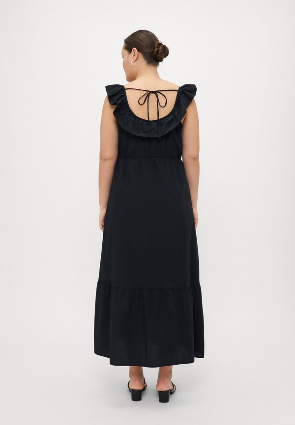 Vero Moda Curve VMCJARLOTTE RUFFLE ANCLE DRESS