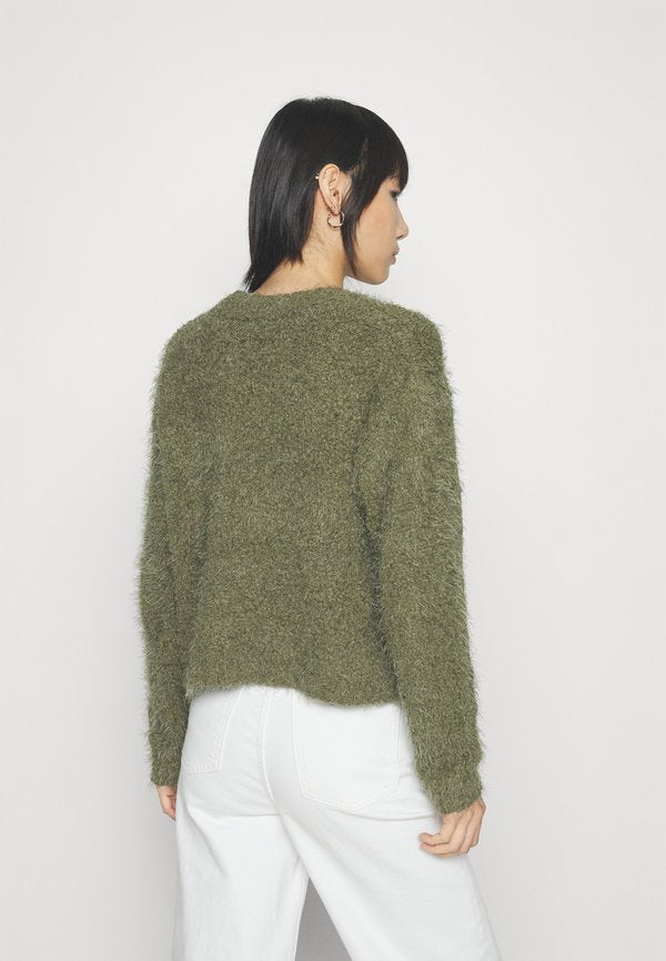 Noisy May NMSASSY L/S O-NECK KNIT FWD NOOS