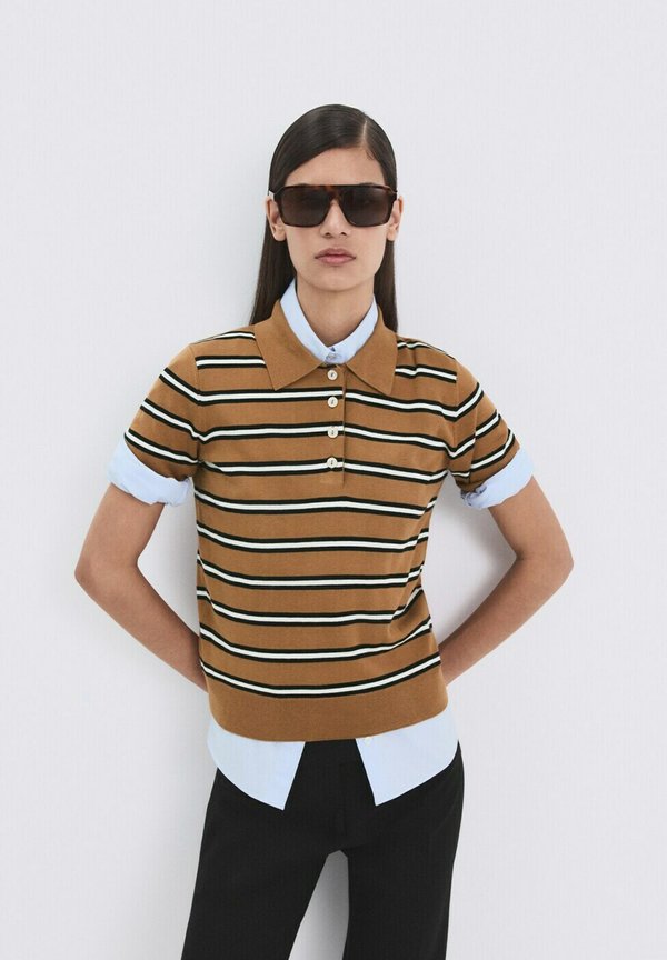 Mango Polo shirt - camel