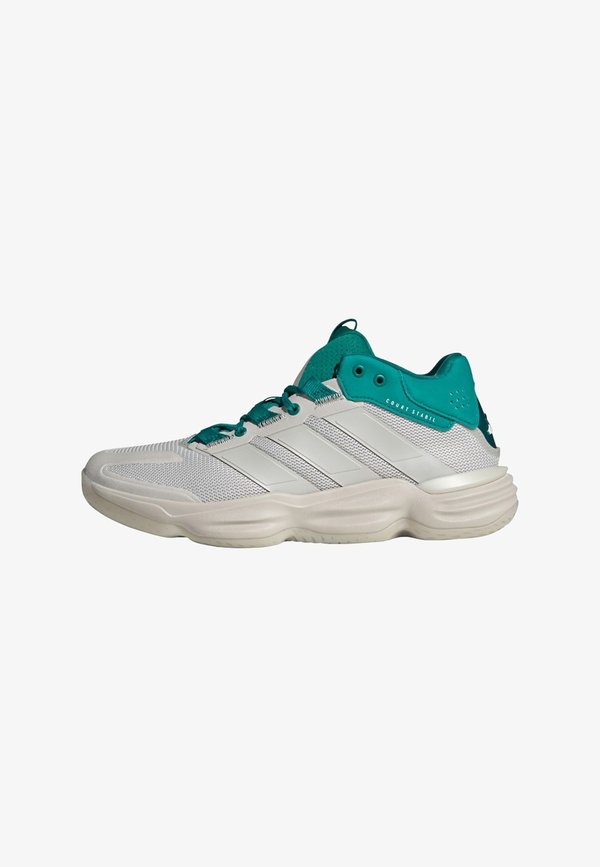 adidas Performance ADIDAS PERFORMANCE COURT STABIL INDOOR SHOES - Handball shoes - grey one   grey one   equipment green