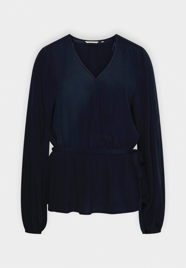 TOM TAILOR DENIM WRAP LOOK BLOUSE