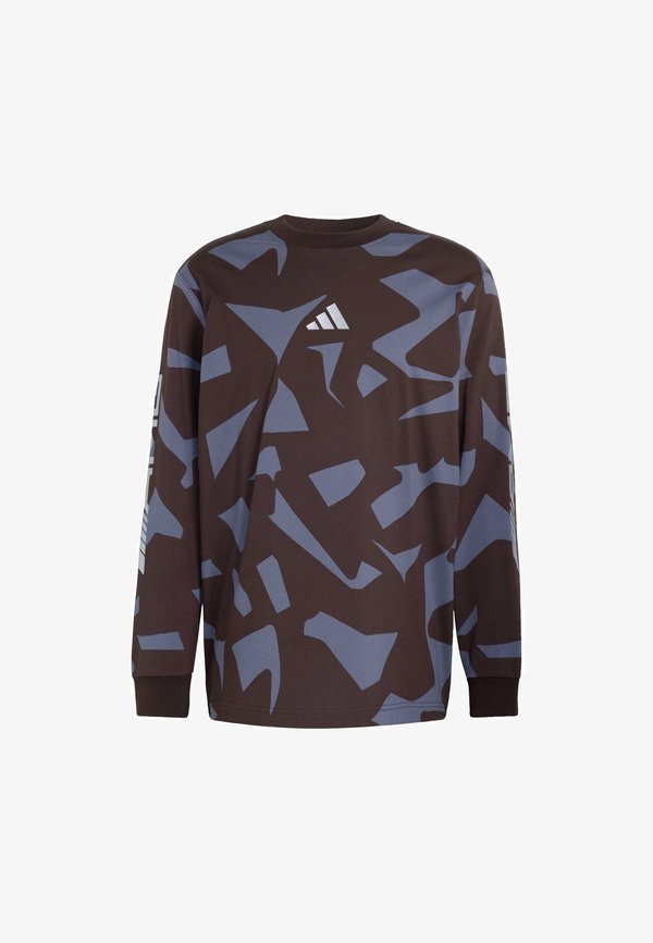 adidas Performance AMG CAMO - Long sleeved top - aurora coffee   aurora onix