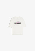 Bershka GRAFITTI BOXY - TSHIRT - Print T-shirt - white