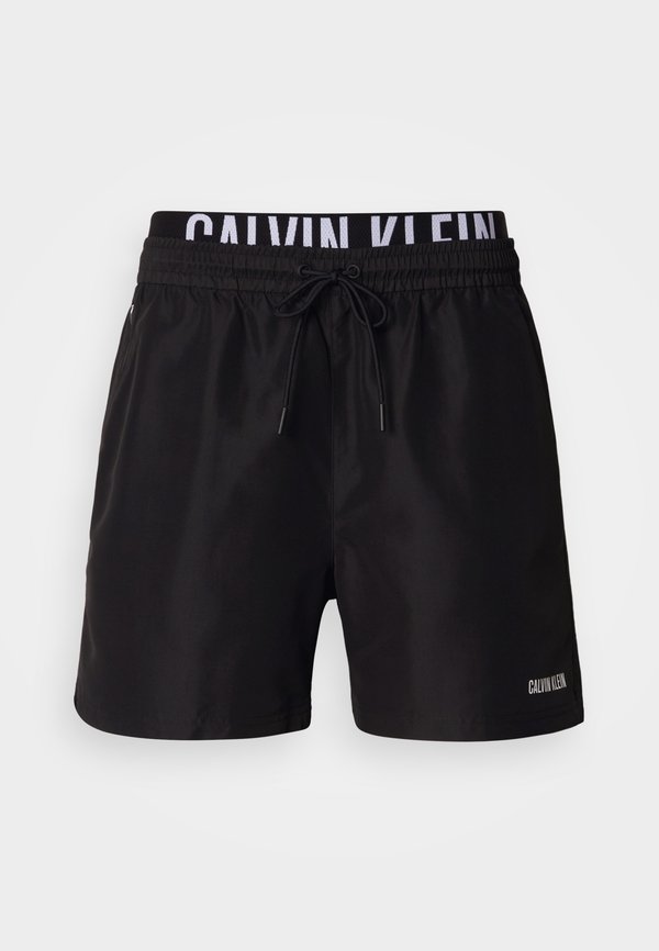 Calvin Klein Swimwear MEDIUM DRAWSTRING BOXER INTENSE POWER - Swimming shorts - black