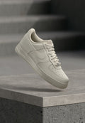 Nike Sportswear AIR FORCE LOW - Trainers - light bone/light bone/metallic silver