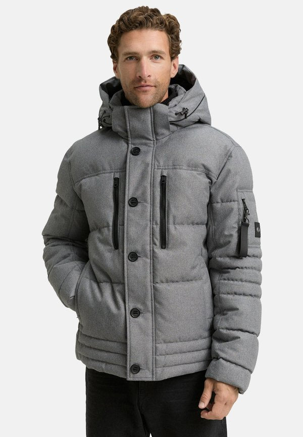 TOM TAILOR PUFFER-JACKE MIT ABNEHMBARER KAPUZE