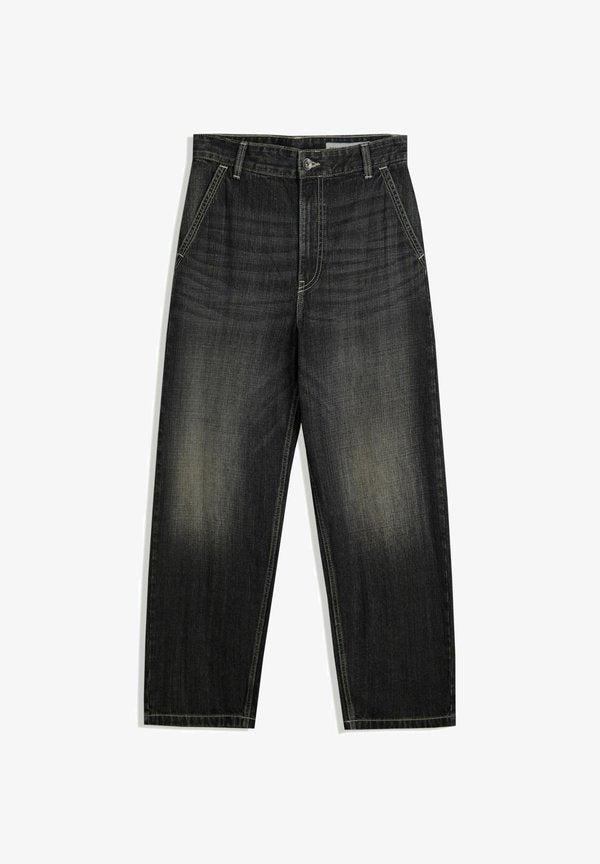 Bershka SKATER - Relaxed fit jeans - black