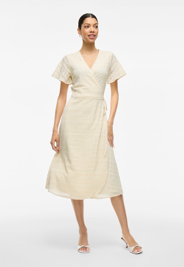 VILA VICHIKKA MIDI WRAP DRESS